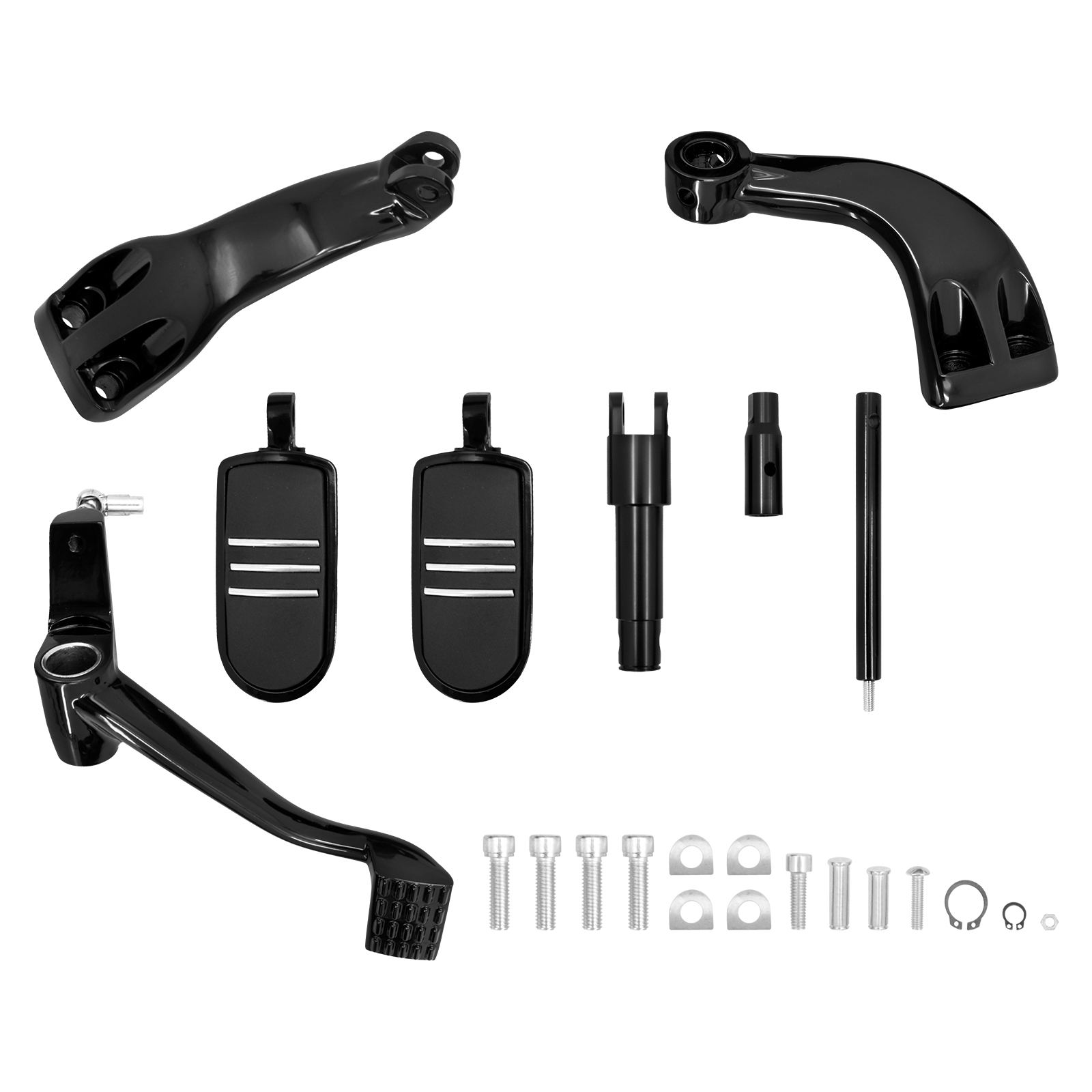 Kit de commande intermÃ©diaire pour moto, repose-pieds, pÃ©dale, leviers de changement de vitesse, ensemble de tringlerie pour Harley Sportster XL 883 1200 72 48, Iron Smile Low n° 2