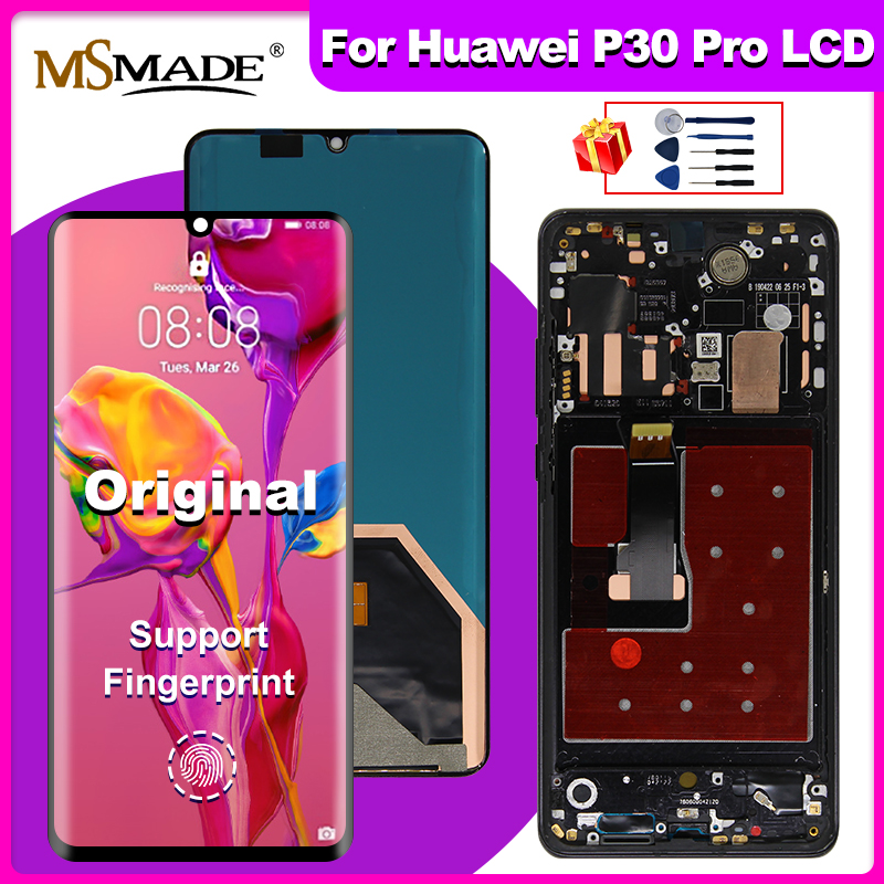Original Pour HUAWEI P30 Pro Affichage LCD VOG-L29 VOG-L09 Digitizer Pour Huawei P30 Pro Affichage VOG-L04 VOG-TL00 Pièces De Rechange n° 1