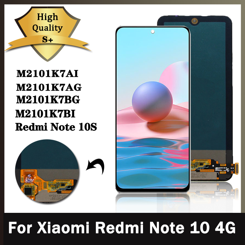 NumÃ©riseur d'Ã©cran tactile d'affichage Ã  cristaux liquides Super AMOLED pour Xiaomi, Redmi Note 10, Redmi Note 10S, Redmi Note 10S, 7AI, M210, 7AG n° 1