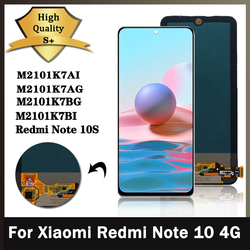 NumÃ©riseur d'Ã©cran tactile d'affichage Ã  cristaux liquides Super AMOLED pour Xiaomi, Redmi Note 10, Redmi Note 10S, Redmi Note 10S, 7AI, M210, 7AG