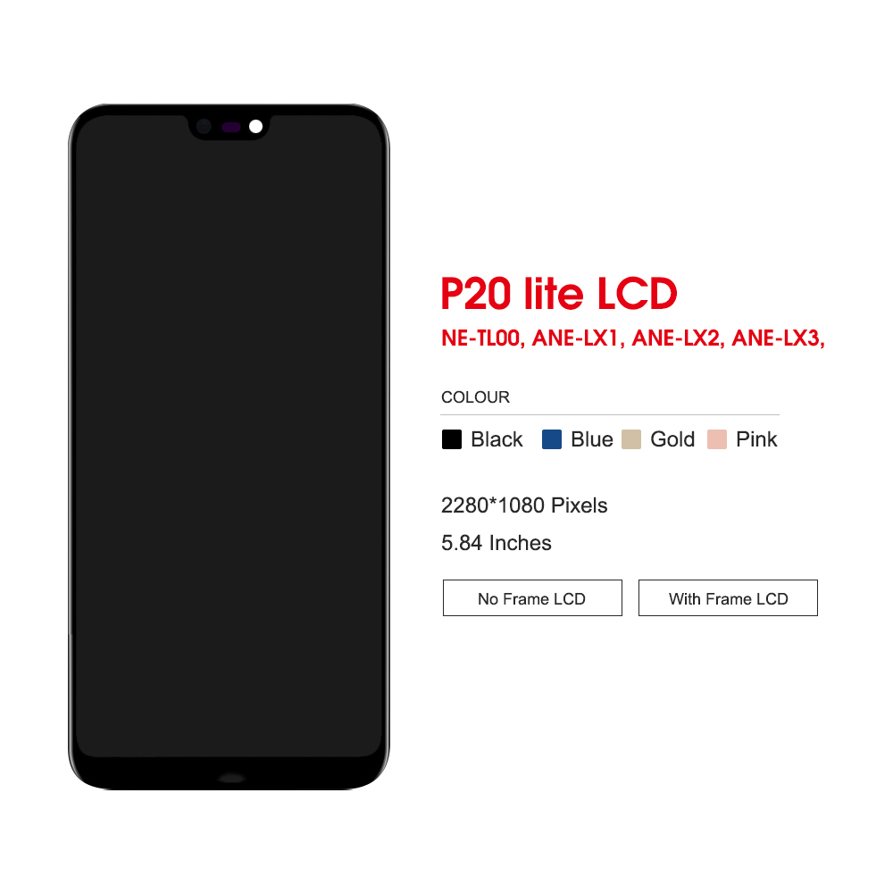 5.84 d'origine en effet LCD pour Huawei P20 lite LCD Ã©cran tactile HÃ©bergements eur assemblÃ©e pour Huawei Nova merveilleuse ANE-LX1 ANE-LX2 LCD n° 3