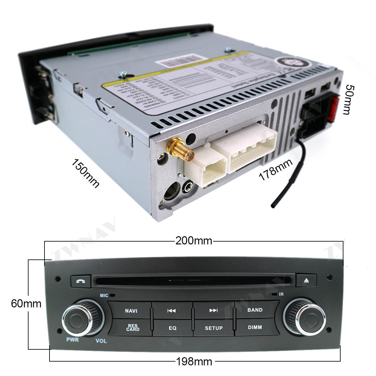 Autoradio Carplay Android pour Renault Megane 2 Fluence, Ã©cran 2002, 2003, 2004, 2005, 2006, 2007, 2008, 2009, unitÃ© centrale, Audio stÃ©rÃ©o, enregistreur n° 4