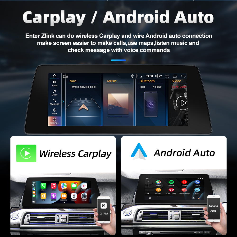 Autoradio Android avec Ã‰cran d'Affichage de 10.25 Pouces, RÃ©cepteur de Navigation GPS, WIFI, Sans Fil, Google, pour Voiture BMW SÃ©rie 5, F10, F11 (2011-2016) n° 3