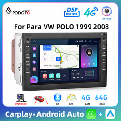 PodoNuremberg-Autoradio StÃ©rÃ©o Android 10, Carplay, Navigation GPS, BT, DSP pour Faillite, A, POLO, MK5, SHARAN, JETTA, MK4, CITI, CHICO, 7 en effet, 8 cÅ“urs, 4 Go + 64 Go small picture n° 1