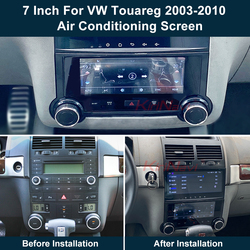 Ã‰cran tactile LCD de climatisation pour Volkswagen Touareg, lecteur de limitation d'autoradio, panneau AC, IPS, 7 pouces, 2013, 2010 small picture n° 2