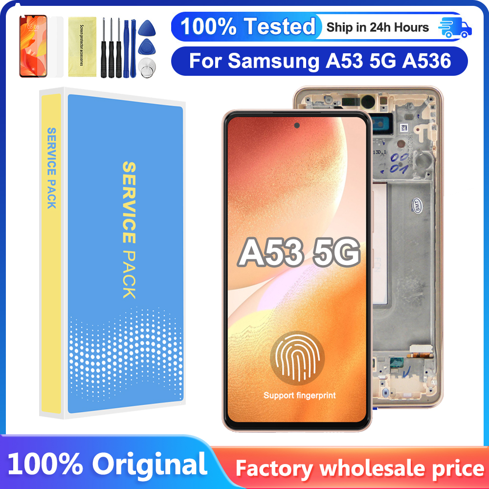 Ensemble Ã©cran tactile LCD, 6.5 original, pour Samsung Galaxy A53 5G A536 A536B A536U n° 1