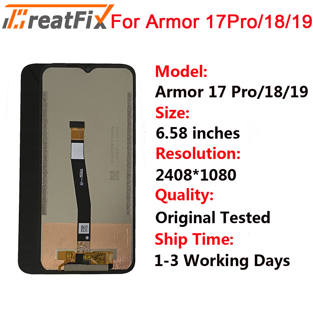 Ensemble Ã©cran tactile LCD, pour Ulefone Armor 6 6S 6E 7 7E Armor 8 Pro 9 9E 10 11 13 14 16 17 Pro n° 6