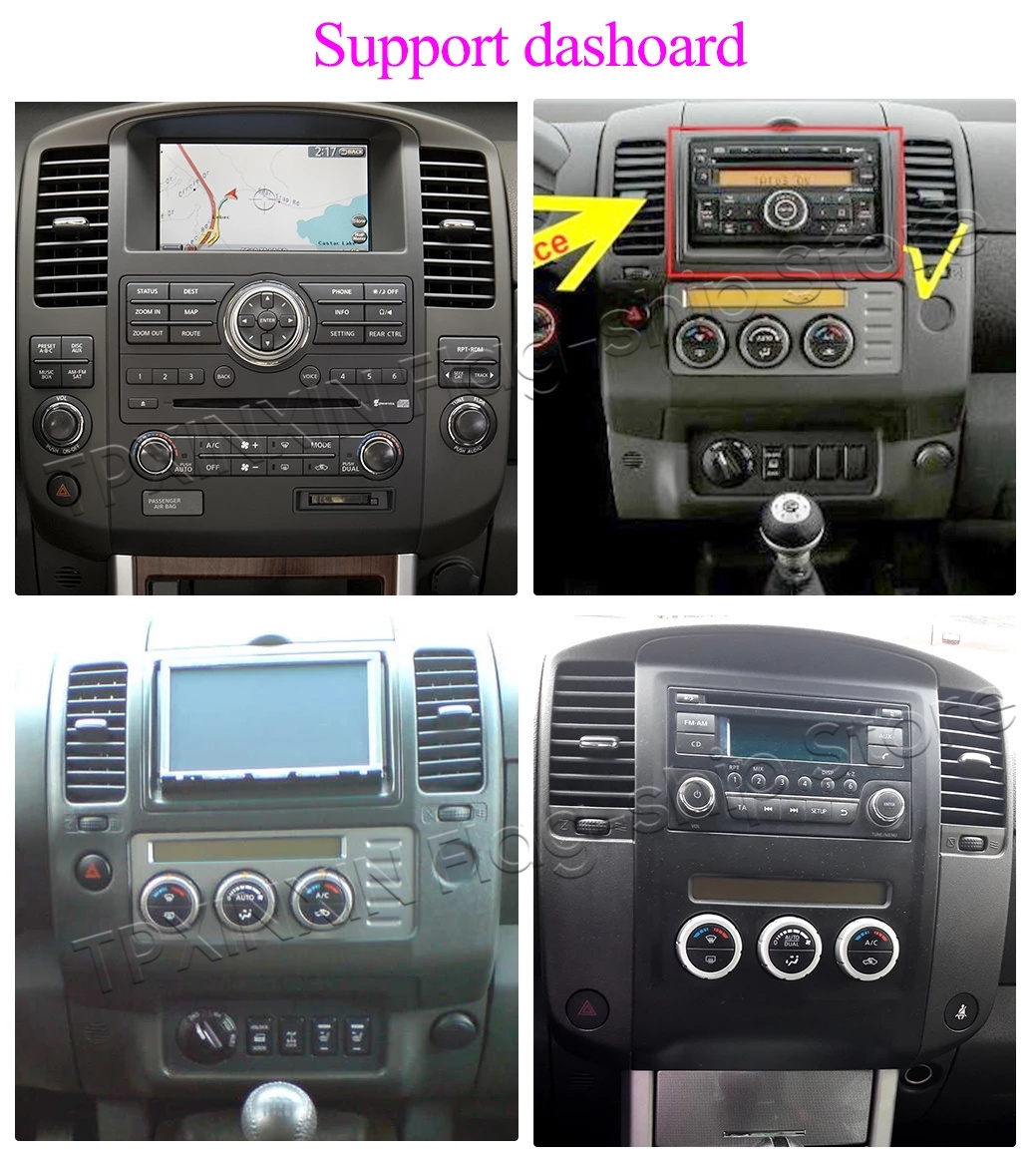 Autoradio Android 11, Navigation GPS, StÃ©rÃ©o Carplay, 8 Go, 2008 Go, Limitation de l'Ã‰cran, Lecteur pour Nissan Navara, Atofinder 2012-128 n° 4