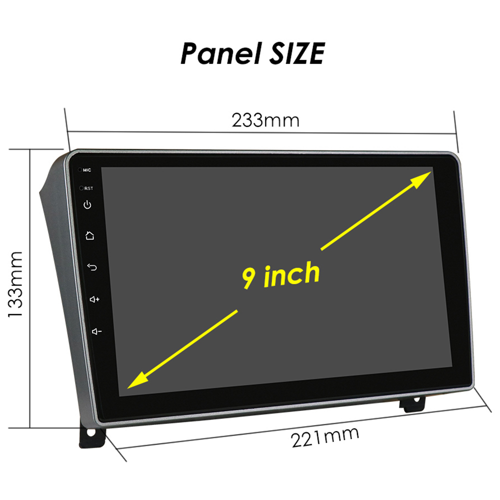 Autoradio Android, Navigation GPS, 4G, Lecteur StÃ©rÃ©o, Limitation VidÃ©o, UnitÃ© Centrale pour Voiture KIT 407 1 (2004-2011) n° 4