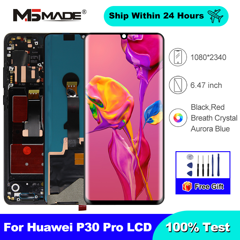 Original Pour HUAWEI P30 Pro Affichage VOG-L04 VOG-L09 VOG-L29 VOG-TL00 Ã‰cran Tactile Digitizer PiÃ¨ces De Rechange Pour P30 Pro LCD n° 1