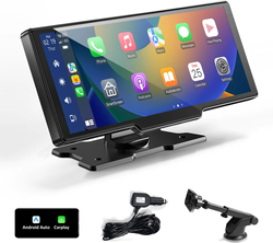 Autoradio portable avec Dash Cam, Apple Carplay, Android Auto, Bluetooth, Ã©cran tactile, support de tableau de bord, 10 small picture n° 1