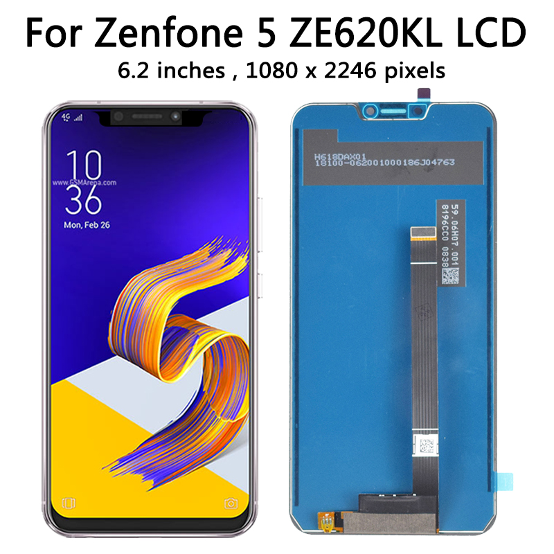 Ã‰cran tactile LCD pour Zenfone 5z ZS620KL Z01RD, 6.2 original, pour Bali ZenFone 5 traitÃ© 620KL X00QD ZF620KL X00QDA n° 4