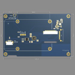 Ã‰cran tactile pour Raspberry Pi 4B / 3B/2B, 5 pouces, technologie LCD IPS 800x480, interface MIPI DSI, puzzles small picture n° 5