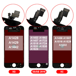 Écran tactile LCD de remplacement pour téléphone portable, pour iPhone 5 5C 5S SE 6 6S 7 8 Plus small picture n° 2