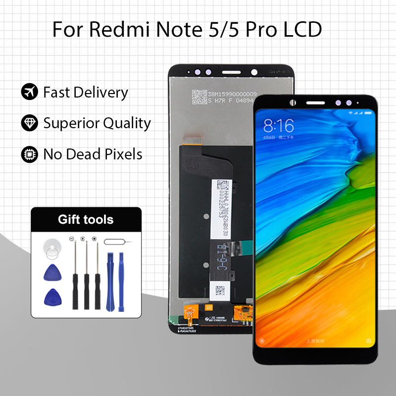 Ensemble Ã©cran tactile LCD avec chÃ¢ssis, 5.99 pouces, pour Xiaomi Redmi Note 5 Pro MEI7S MEI7 n° 1