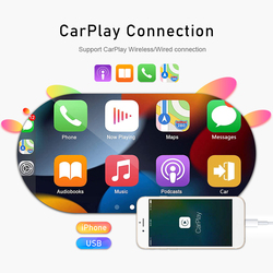 Hikity-Autoradio Carplay avec Ã‰cran RÃ©tractable, Bluetooth, Limitation, Lecteur VidÃ©o StÃ©rÃ©o MP5, 1 Din, 7 , Volkswagen, Toyota, Nissan small picture n° 3