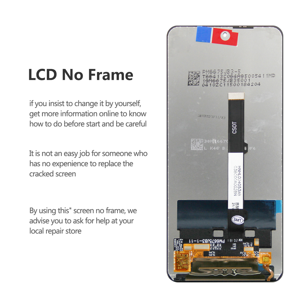 Ã‰cran tactile LCD de remplacement, 6.67 pouces, pour Xiaomi Redmi Note 9 Pro 5G MPF J17C, original n° 3