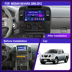 Autoradio Android 12 avec Navigation GPS, Audio StÃ©rÃ©o, Wifi 8 CÅ“urs, Limitation de la Voiture, Nissan Navara 2004 - 2012 small picture n° 3