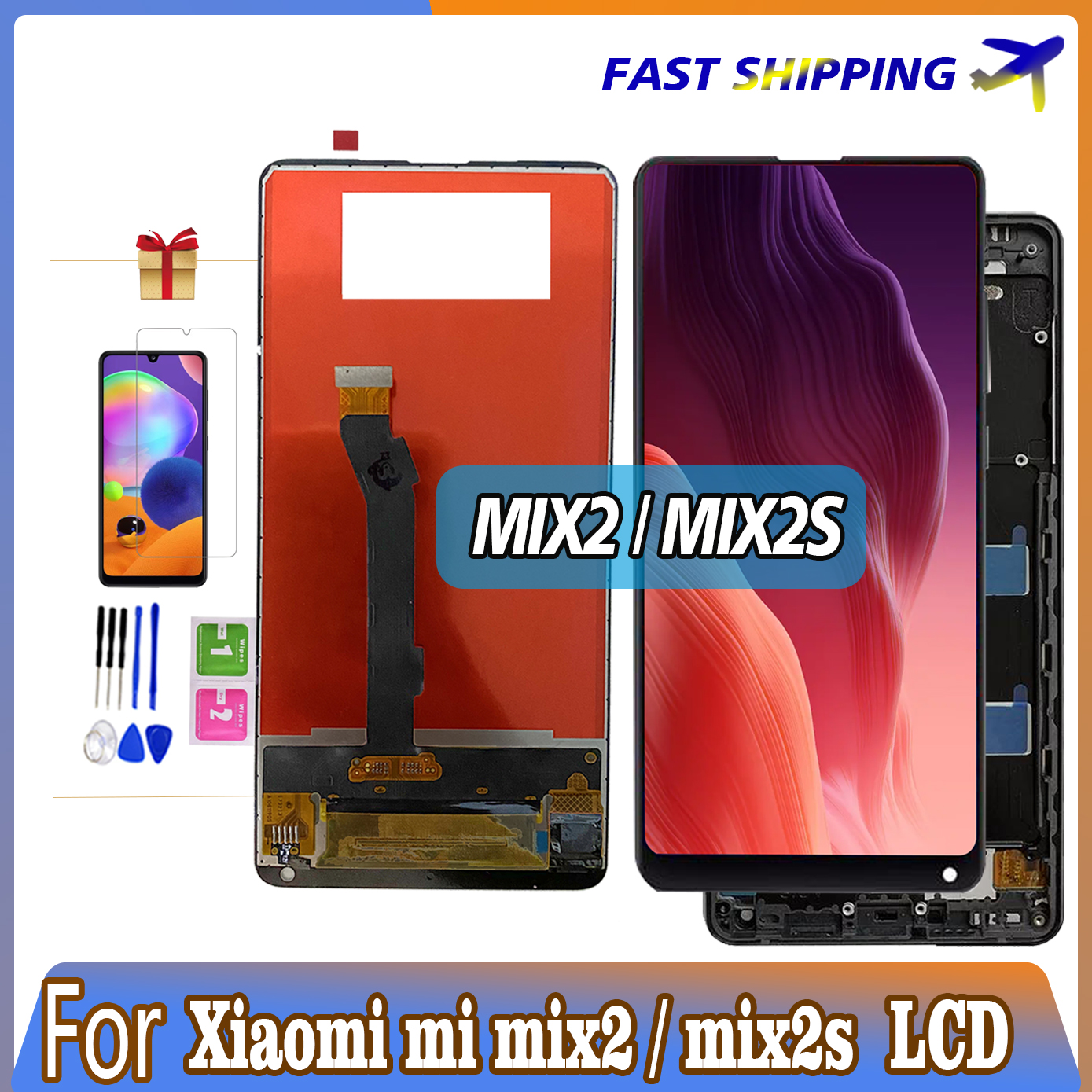 Ensemble Ã©cran tactile LCD de remplacement, 5.99 pouces, pour Xiaomi Mi Mix 2 2s, Original n° 1