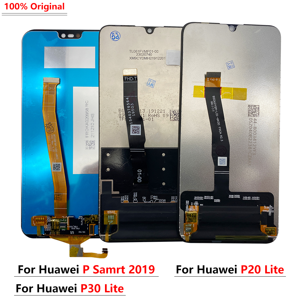 Bloc Ã©cran tactile LCD, piÃ¨ce de rechange, pour Huawei P20 P30 Lite P Smart 100% Y9 Prime 2019, 2019 testÃ© n° 5