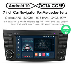 Autoradio Android Carplay, Audio StÃ©rÃ©o, Lecteur VidÃ©o, Limitation RDS, 2 Din, Benz W211 E W219 CLS WGeneCLK W463 G 2002-2011 small picture n° 2