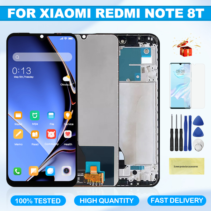 Ensemble Ã©cran tactile LCD de remplacement, 6.3 pouces, 100% testÃ©, Original, pour Xiaomi Redmi Note 8T n° 1