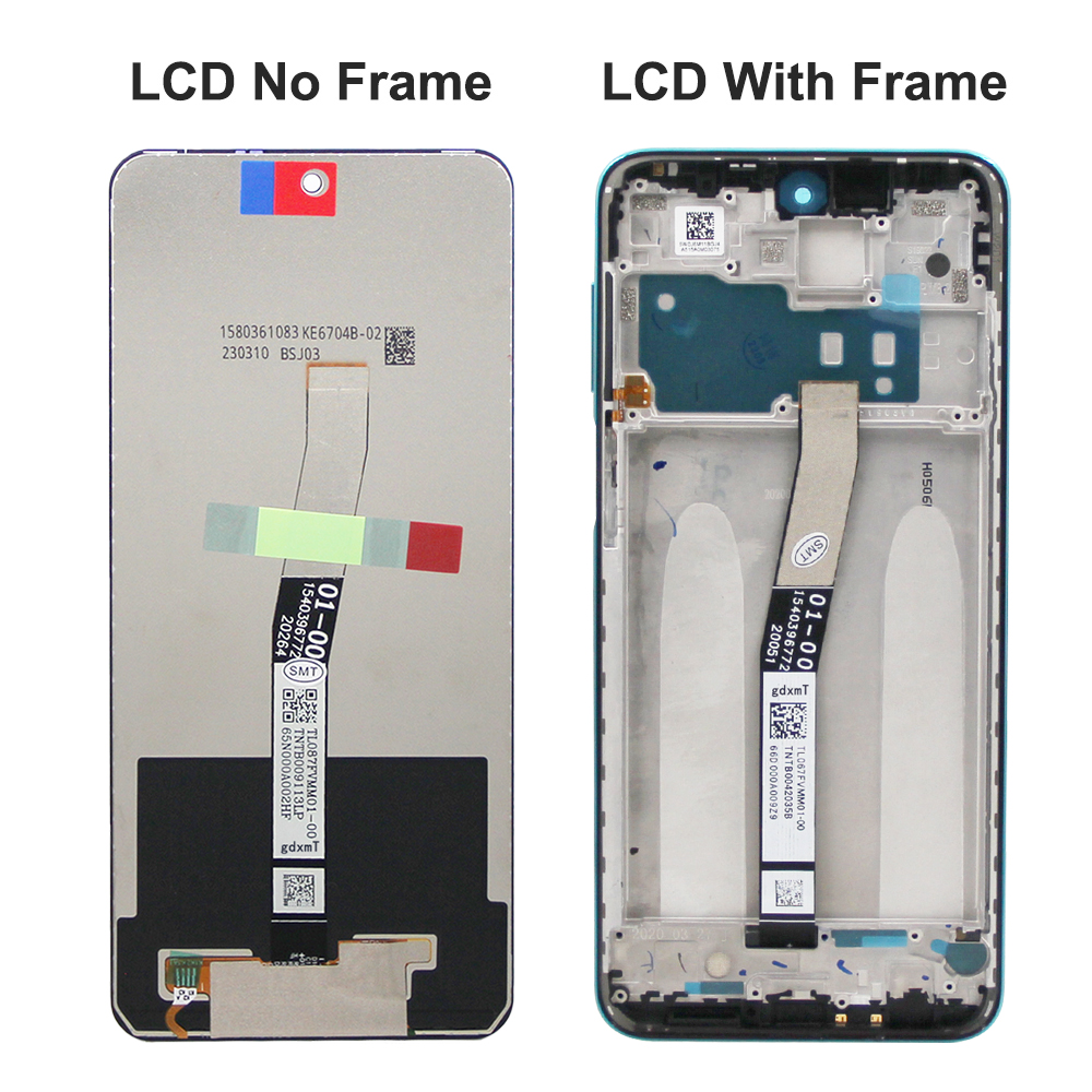 Ã‰cran tactile LCD avec chÃ¢ssis pour Xiaomi Redmi Note 9S, 10-Touch, 6.67 original n° 3