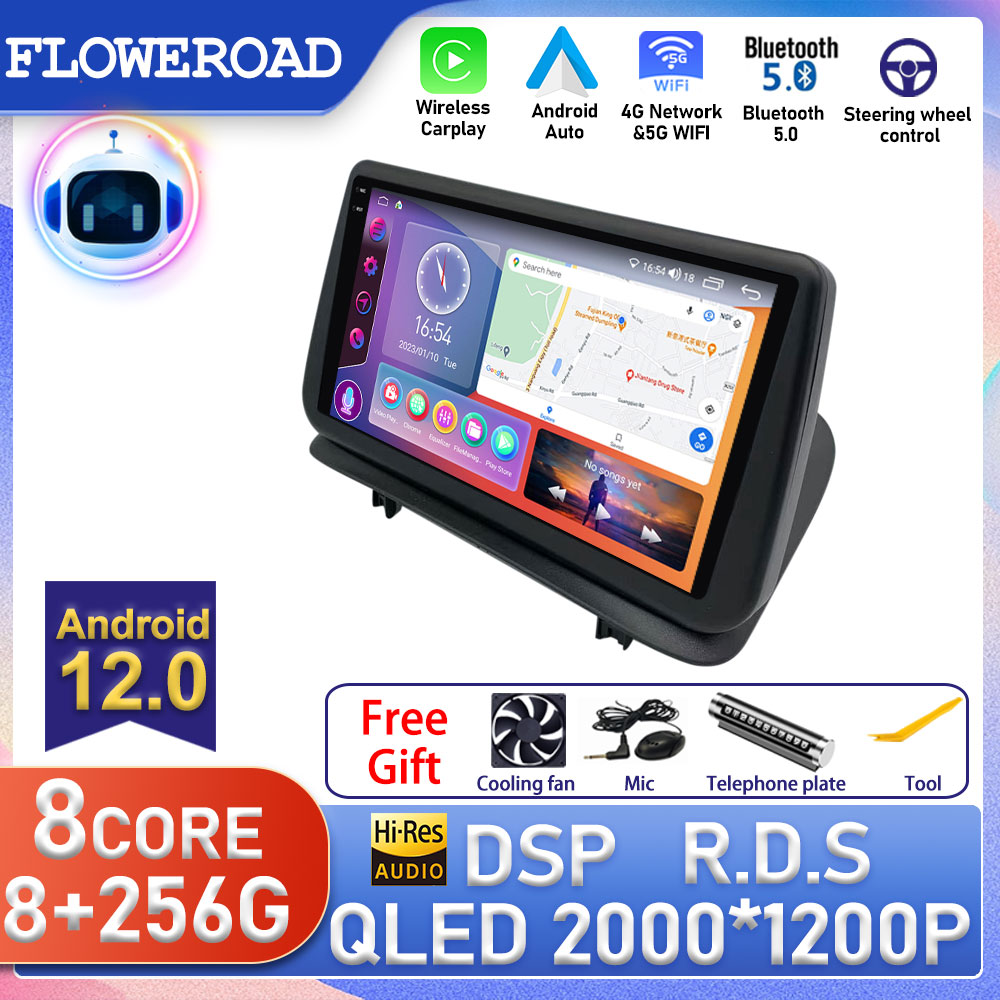 Autoradio Android pour Renault Clio 3 CLIO 2006-2019, StÃ©rÃ©o, Limitation, Lecteur VidÃ©o, Navigation GPS, Carplay, Moniteur, Audio, 2Din n° 1