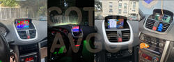 Autoradio Android 7 , GPS, DSP, RDS, stéréo, sans DVD, lecteur CarPlay, pour voiture KIT 207 CC (2006-2015) small picture n° 3
