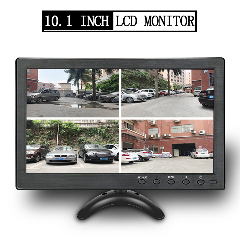 QXNY-Moniteur de voiture avec HDMI et VGA, 10.1 pouces, pour tÃ©lÃ©vision et ordinateur, Ã©cran LCD pour documents, camÃ©ra de recul et systÃ¨me de sÃ©curitÃ© domestique n° 2