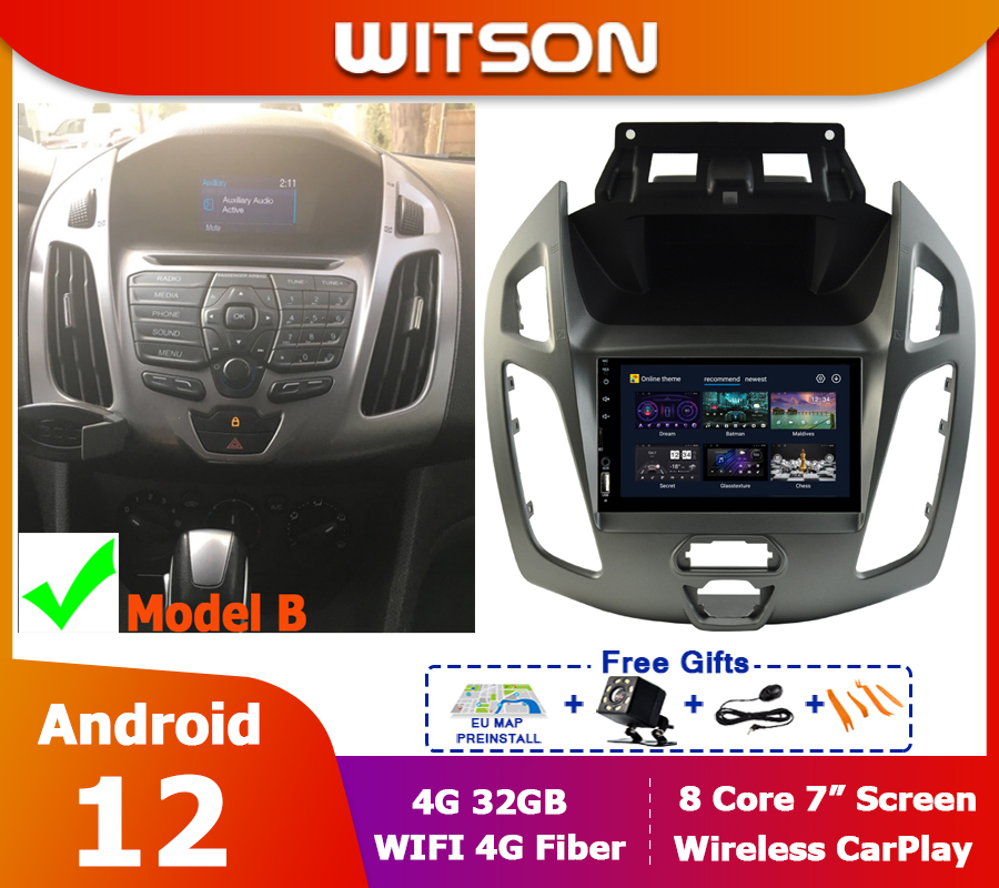 Autoradio multimÃ©dia 7 , Android 12, CarPlay, GPS, WiFi, BT, DSP, stÃ©rÃ©o, audio, pour voiture FORD NATO SIT (2014, 2015) n° 1