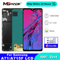 AMOLED pour Samsung A71 4G LCD SM-A715F/DSN SM-A715F/DS Ã©cran tactile HÃ©bergements eur piÃ¨ces de rechange pour Samsung A715 affichage