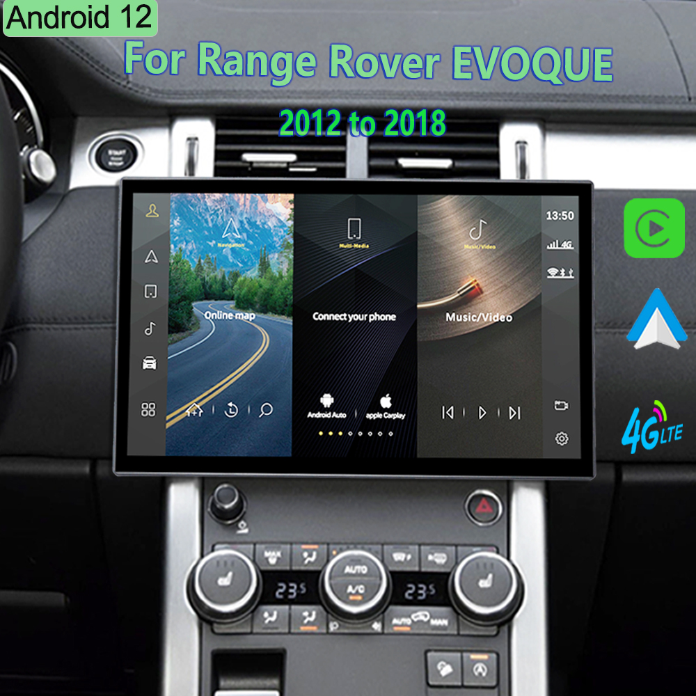 Ã‰cran d'affichage HD pour Land Range Rover Evoque L538, Radio Carplay, Android 12, Navigation GPS, Limitation de la voiture, 13 pouces, 2012 Ã  2018 n° 1