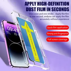 Protecteur d'Ã©cran avec verre de montage 11% ment pour iPhone, couverture complÃ¨te 8K HD, verre guatÃ©maltÃ¨que pour iPhone 15 Pro Max, 14, 13, 12, 11, 15 Plus small picture n° 1