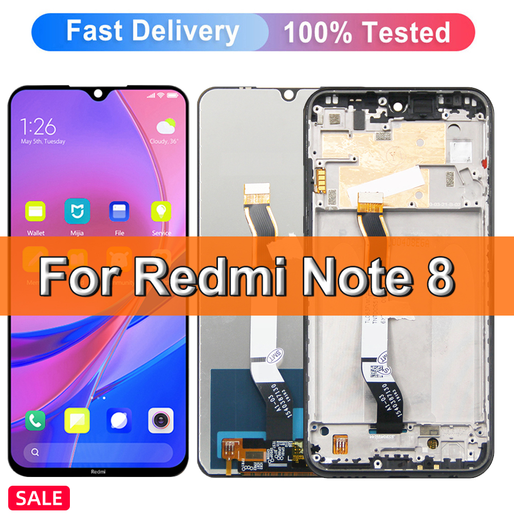 Ã‰cran tactile LCD de remplacement, 6.3 pouces, pour Xiaomi Redmi Note 8 M1908C3JH, M1908C3JG, original n° 1