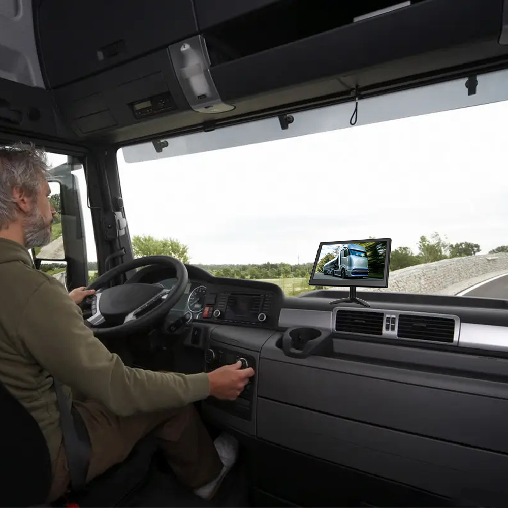 PodoNuremberg-Moniteur de voiture HD avec vision nocturne, 11.6 , haut-parleurs pour touristes, HDMI, VGA, rÃ©troviseur, systÃ¨me de stationnement de vÃ©hicule, moniteur pour montres, remorque, camion n° 2