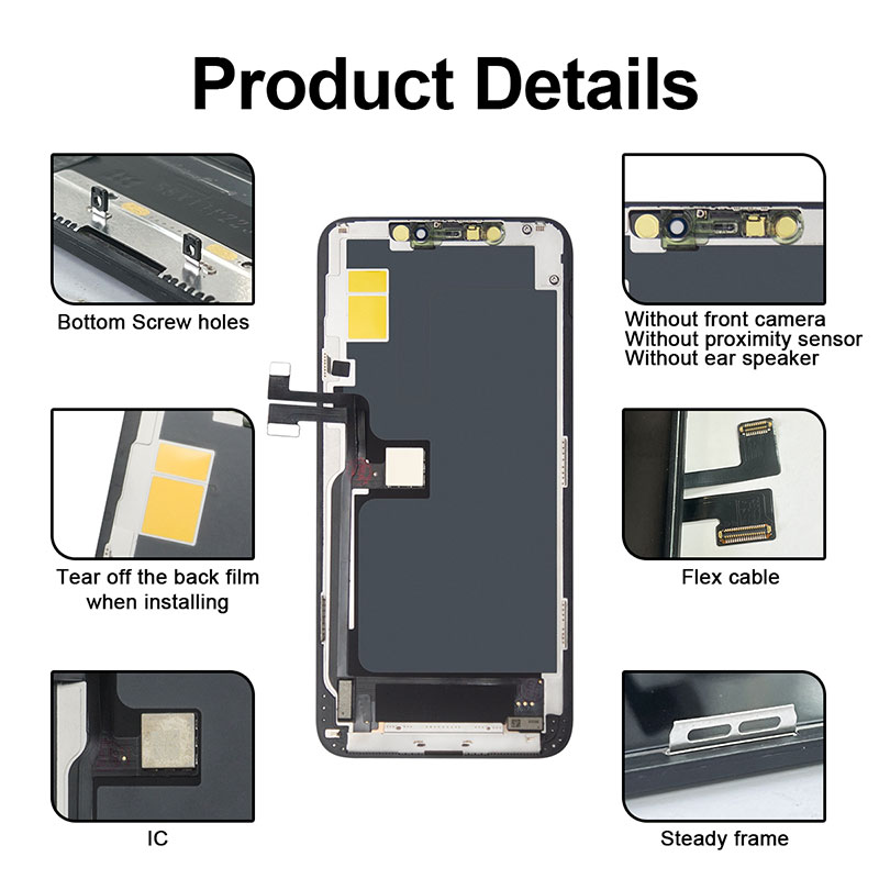 Ã‰cran tactile LCD de remplacement pour iPhone 11 Pro Max, piÃ¨ces d'assemblage de HÃ©bergements eur, Incell, haute qualitÃ©, AAA n° 6