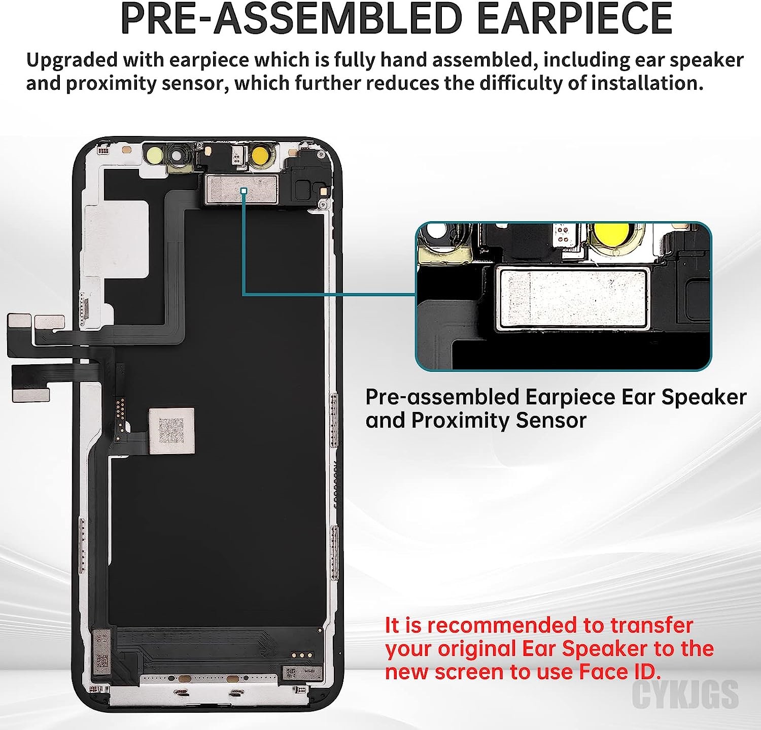 Écran tactile LCD de remplacement pour iPhone X, avec Hébergements eur 3D, pour modèles 11 Pro Max n° 2