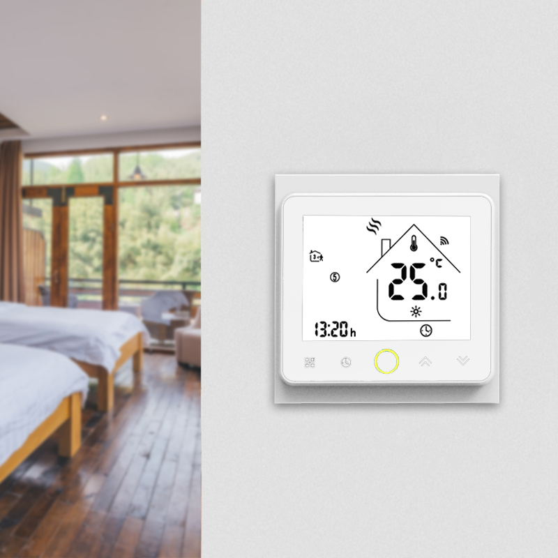 ContrÃ´leur de tempÃ©rature Ã  Ã©cran tactile LCD, thermostat WiFi, rÃ©troÃ©clairage pour chauffage Ã©lectrique, nous-mÃªmes avec Alexa, Google Home, 16A n° 5