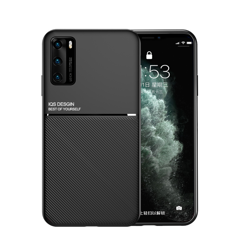 Coque magnÃ©tique antichoc d'origine de luxe pour Huawei, Ã©tui arriÃ¨re pour P40 Pro Plus, P40 Lite, 5G n° 4