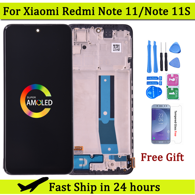 Ã‰cran tactile LCD avec chÃ¢ssis, pour Xiaomi Redmi Note 11S 2201117TG n° 1