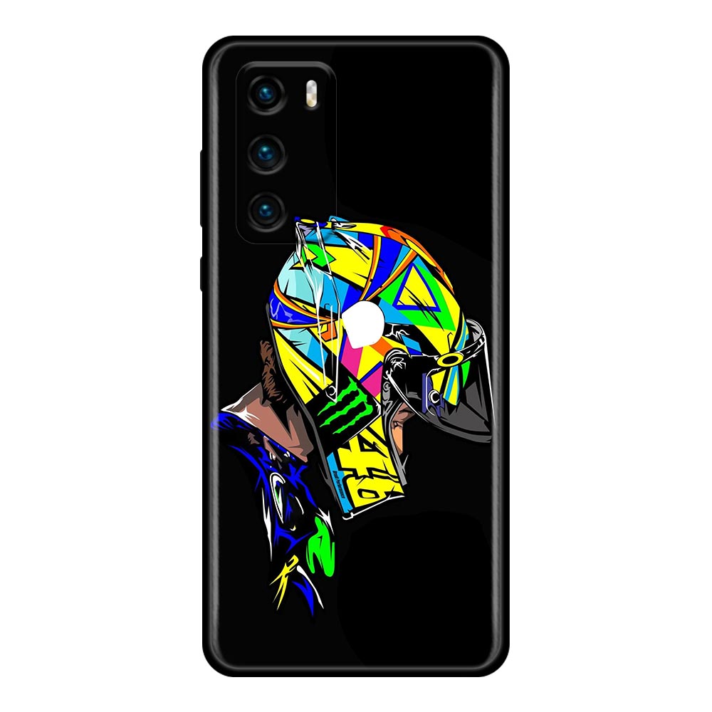 Coque de téléphone portable à motif de dessin animé Moto GP, étui de sport pour Huawei P50 P50E P40 P40E P30 P20 P10 P Smart Z 2019 2020 2021 Pro Plus Lite n° 6