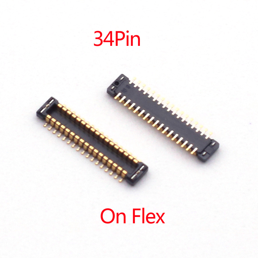 Connecteur FPC pour Ã©cran LCD Ã  34 broches, pour Huawei P40 Lite 5G/P30 Lite Honor 30S 20 20I/20 Pro/V20, port de prise flexible, 2 piÃ¨ces n° 3