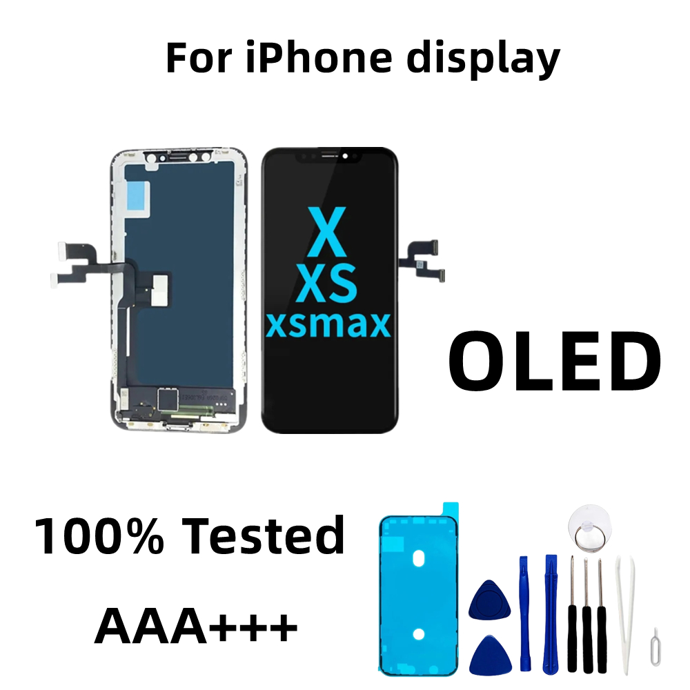 Écran tactile LCD OLED, 3D, True Tone, remplacement d'écran pour iPhone X, Poly, XS, 11, 12, 11 Pro Max n° 1