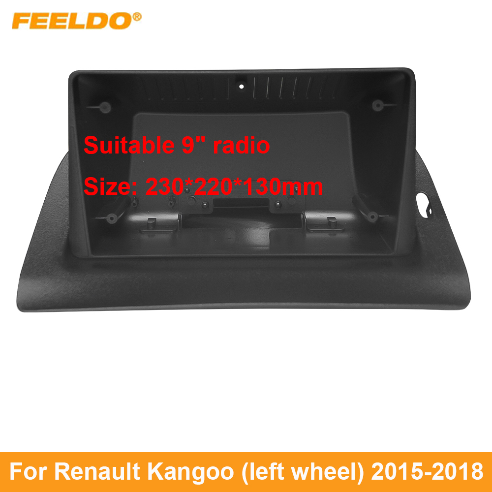 FEELDO-Kit de cadre de tableau de bord grand Ã©cran pour Renault Oke Goo (LHD,15-18), adaptateur audio de voiture, tableau de bord radio, 9 n° 1