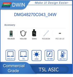 DWIN-Ã‰cran tactile LCD TFT, Ã©cran intelligent HMI, prix bas, offre spÃ©ciale, 4.3 pouces, 480x272 small picture n° 6