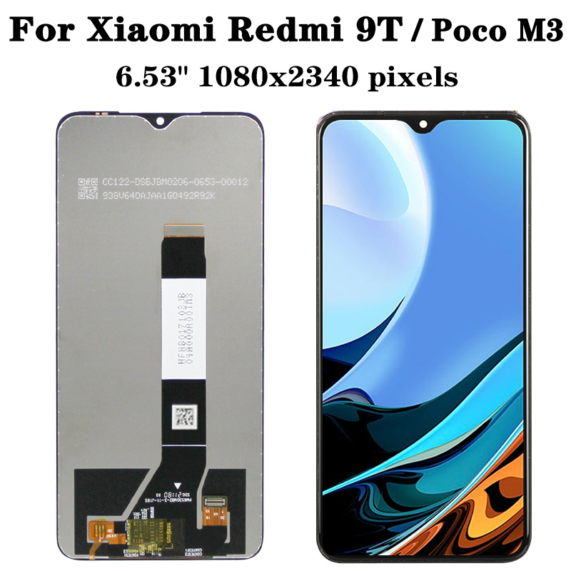 Ensemble Ã©cran tactile LCD, pour Xiaomi Redmi 9T 9M2010J19 Xenon Pheads M3 M2010J19CG, original n° 3