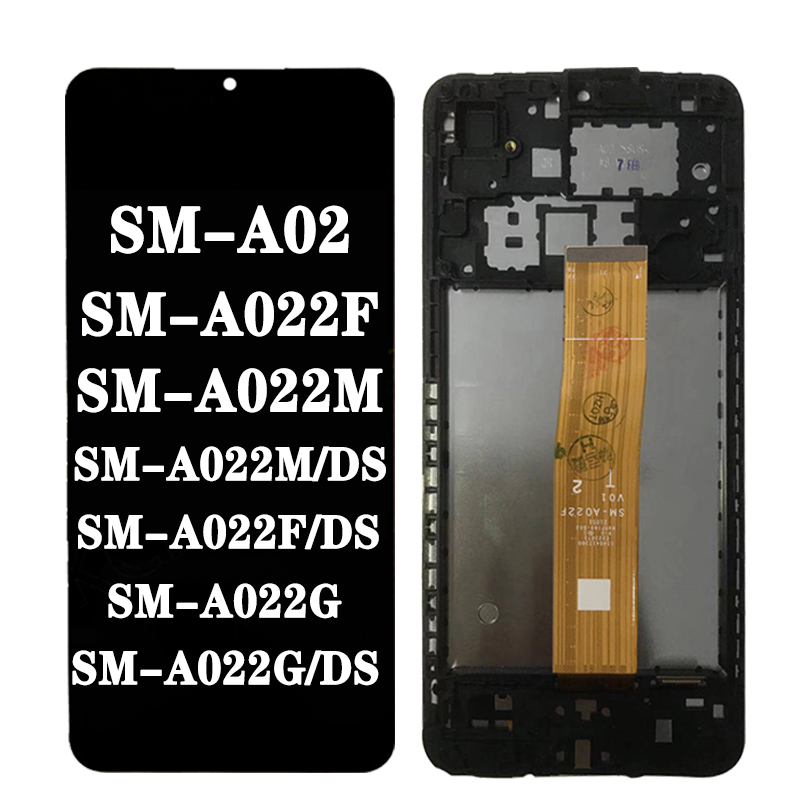 Ã‰cran LCD tactile HÃ©bergements eur, Original 138 Samsung Galaxy A02, SM-A022, abaissÃ© Ã , SM-A022FN, DS, SM-A022F, SM-A022G, DS, n° 3