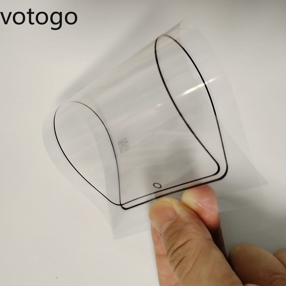 Verre d'Ã©cran pliant flexible avant et OCA pour Samsung Galaxy Z Flip, remplacement du couvercle de l'objectif tactile de l'Ã©cran LCD extÃ©rieur, 1, 2, 3, 4, 5G n° 3