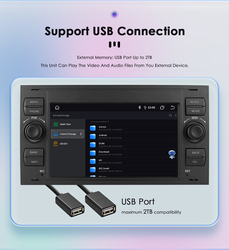 Lecteur de limitation d'autoradio Android pour Ford, Kuga Mondeo, ATIC Focus, allergique C, S Max, GPS, Carplay, Auto, 7862 small picture n° 4